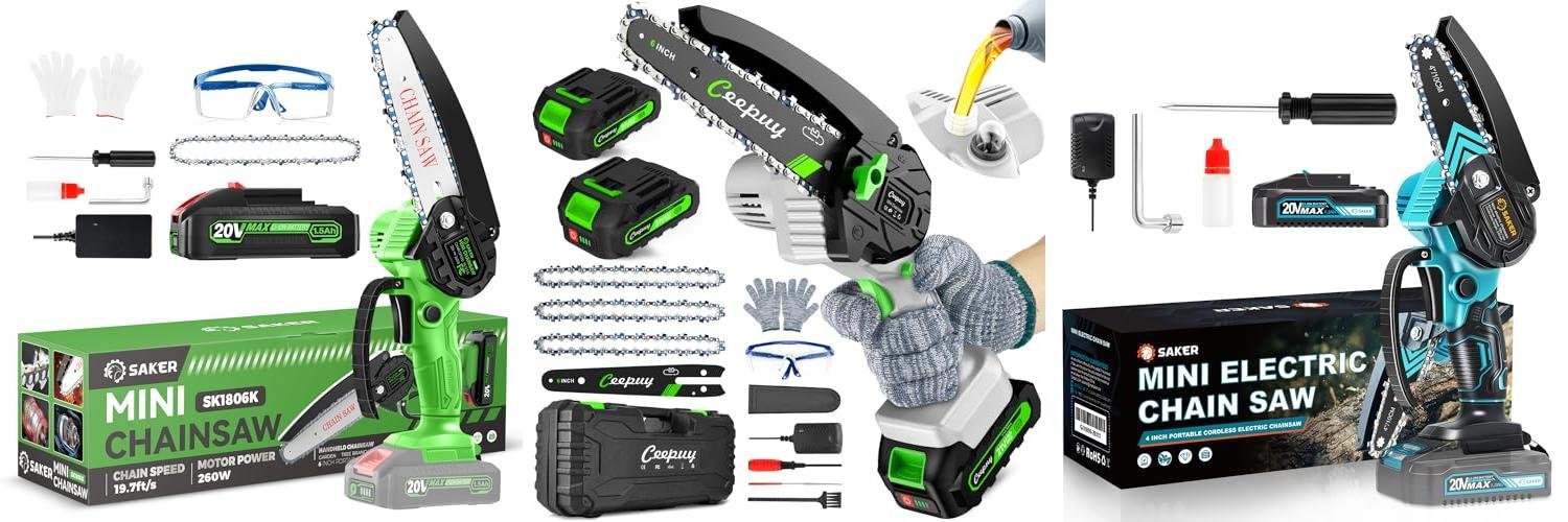 Top 5 Cordless Mini Chainsaws: Reviews and Buying Guide - The Saw Blog