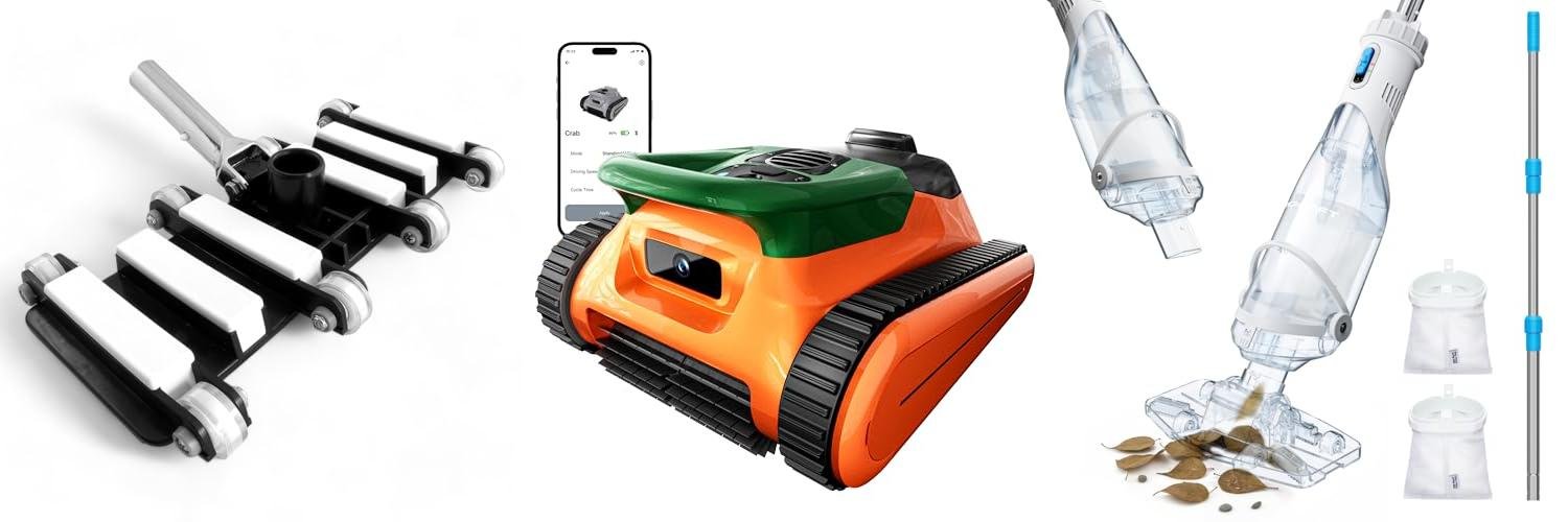 Curated visual reference: Visual Reference: Top 5 Fiberglass Pool Vacuums Reviews Buying Guide For Pools